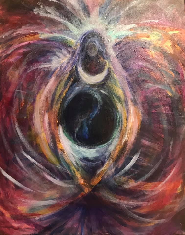 An evocative suggestion of a shrouded female form. Sophia Mary Magdelene Divine Feminine