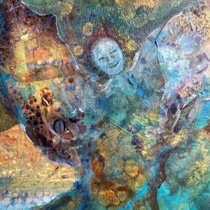 playful mixed media