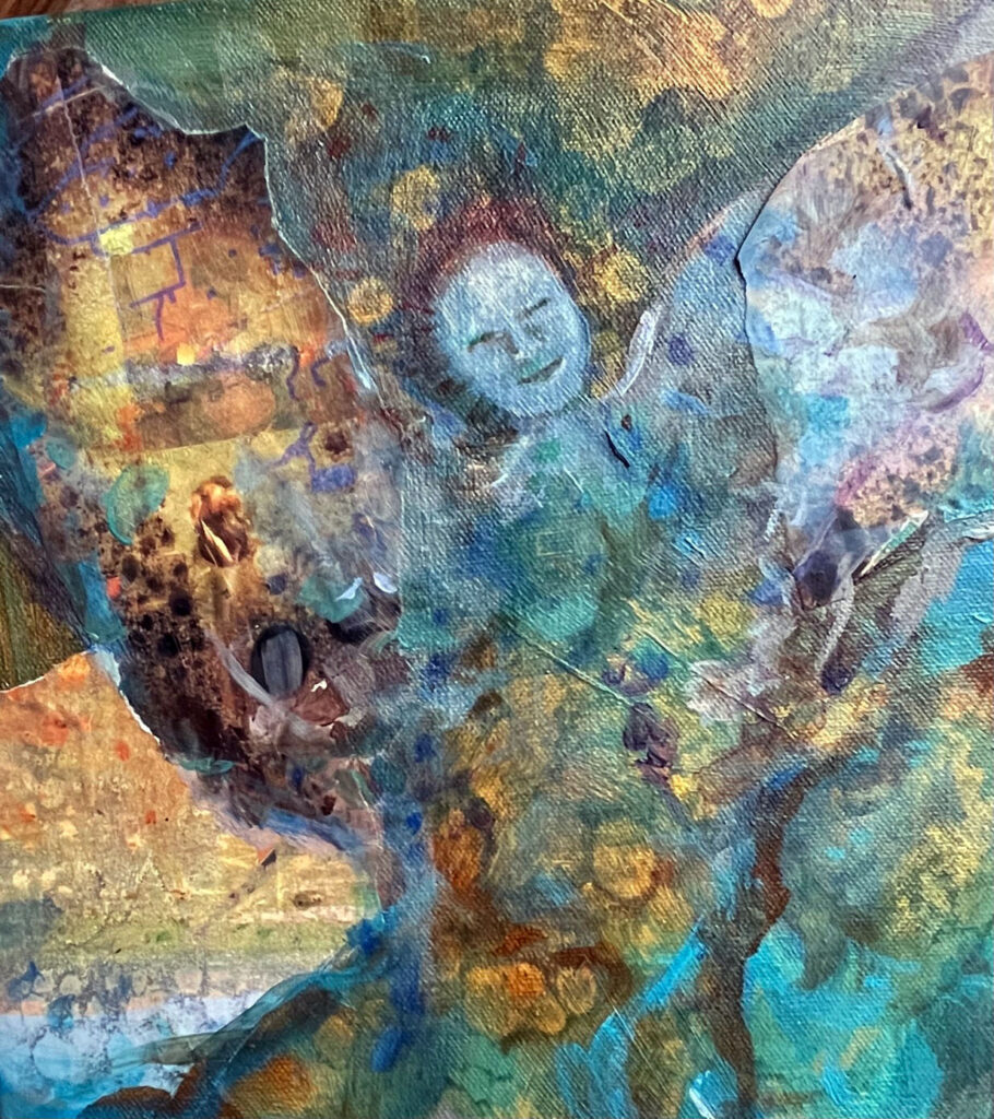 playful mixed media