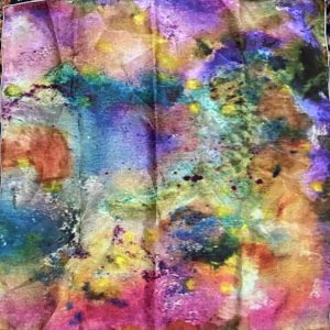 Colorful silk scarf to go with Oracle deck